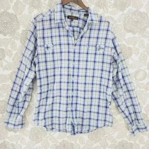 Ben Sherman Button down Long sleeve Plaid Men's XL‎
